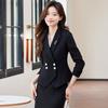 Women's Chic Professional Suit - Elegant White Ensemble, Ideal for Artists, Hosts, and Professionals.