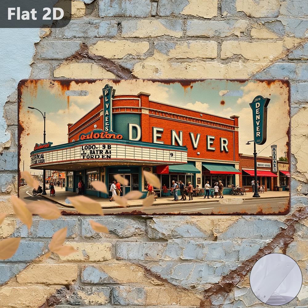 D Flat  Pack Vintage Sign  D Flat Printing Vintage Limited Edition  Decorative Plaque And Ornament  Inch X  In