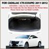 Car Trunk Mat for Cadillac CTS Coupe Two Doors 2011 2012 Cargo Liner Carpet Interior Parts Accessories