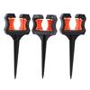 3Pcs Garden Hose Guide Spike 10.24in ABS Water Pipe Positioning Holder Roller for Outdoor Garden Lawns Landscape Watering