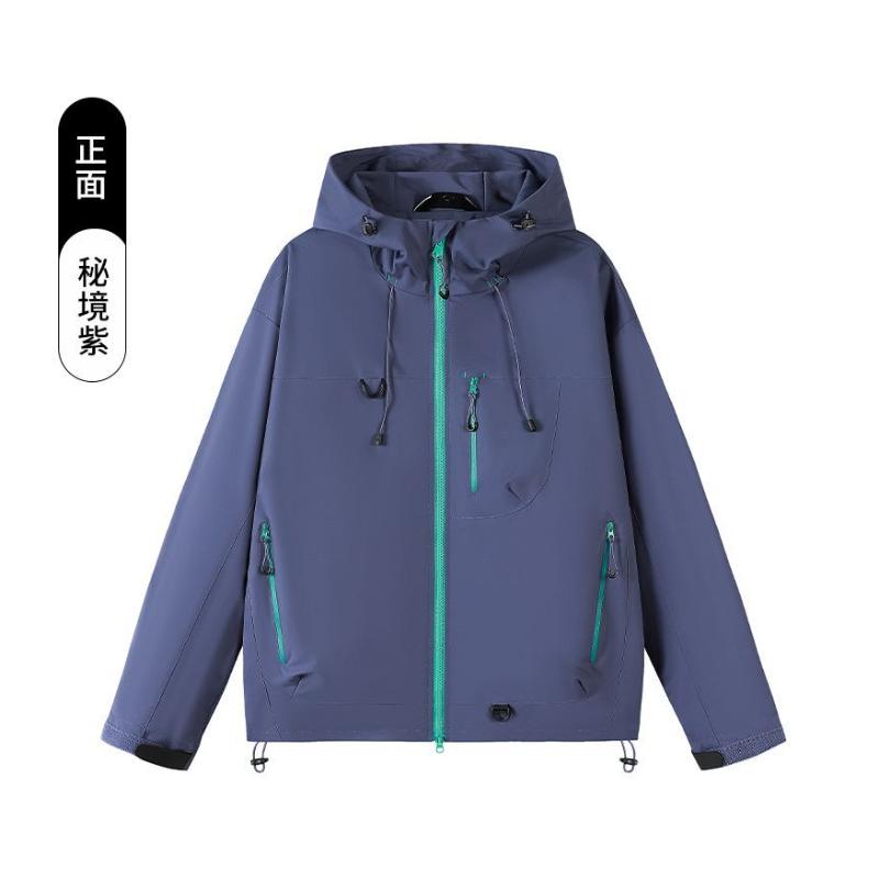 Spring and Autumn New Three-proof Technology Outdoor Travel Waterproof Workwear Casual Hooded Jacket