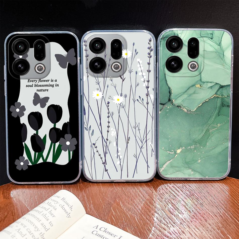 For Oppo Find X9 Pro Phone Case Unique Style Soft TPU Transparent Silicone Lightweight Cover For Oppo Find X 9 Protective Shell