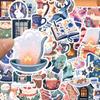 50PCS Cartoon Winter Christmas Graffiti Stickers Decals DIY Phone Scrapbook Luggage Helmet Kid Toy Cute Waterproof Sticker