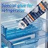 KJM Refrigerator Repair Adhesive Clear Glue For Freezer Drawer Shelf Plastic Parts Low Temperature Moisture Resistant Fast Dry