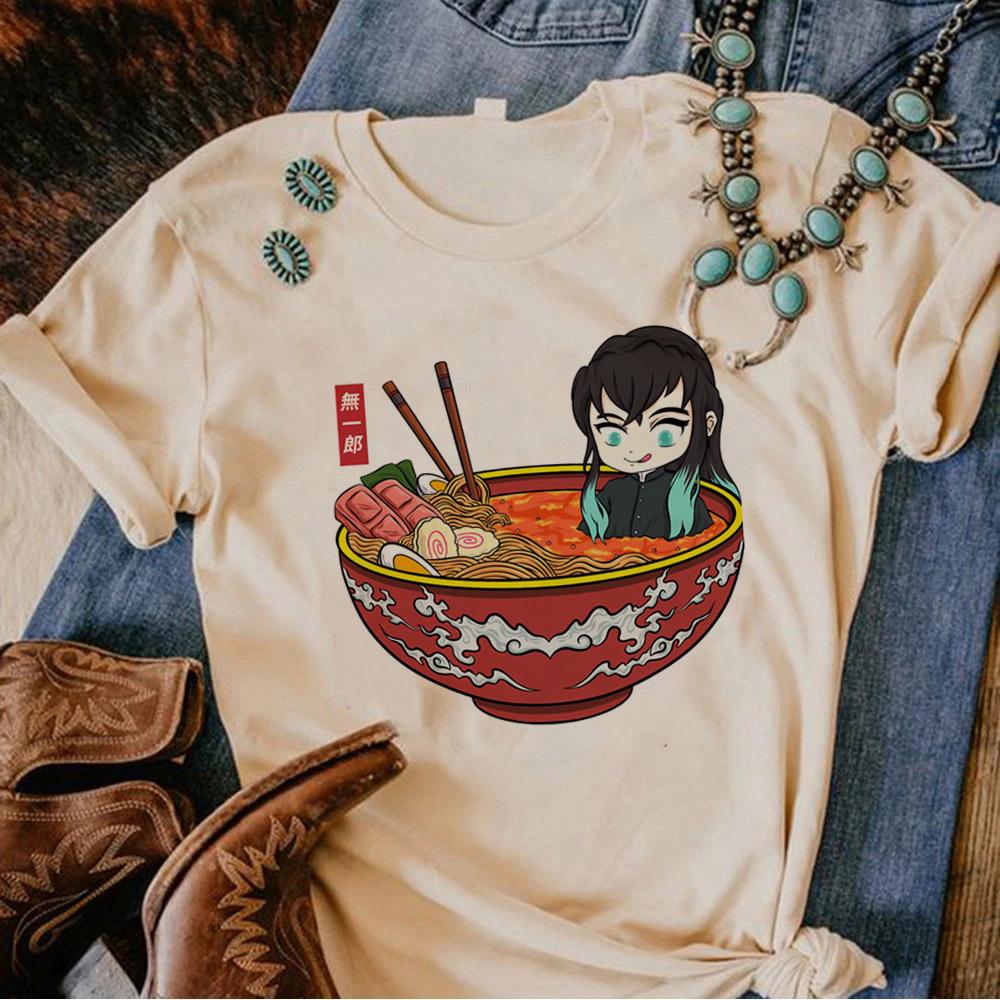 Muichiro Tokito women korean clothes harajuku  graphic aesthetic Comfortable anime shirt Retro women Vintage Breathable Pastel