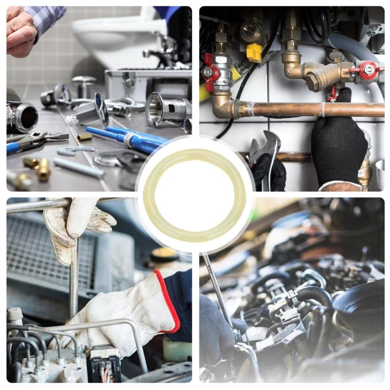 10Pcs Rubber O-Rings Assortment Kits Sealing Washer Plumbing Gasket Resist Oil and Heat O Rings Plumbing Washer