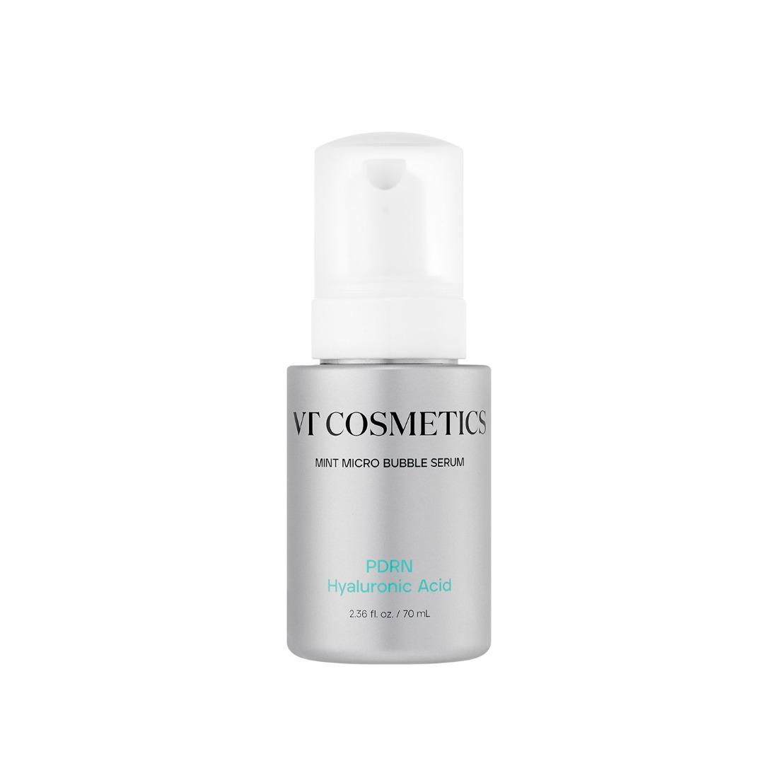 VT Cosmetics PDRN Hyaluronic Mint Micro Bubble Serum Deep Hydration & Pore Care 70mL