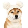 Windproof Dog Warm Hat Soft Pet Headwear Ear Flaps Cat Knit Cap  Winter