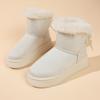 2025 Winter New Fleece Thickened Bread Shoes, Wool Cotton Shoes, Thick Soles, Heightened, Non-slip and Warm Snow Boots