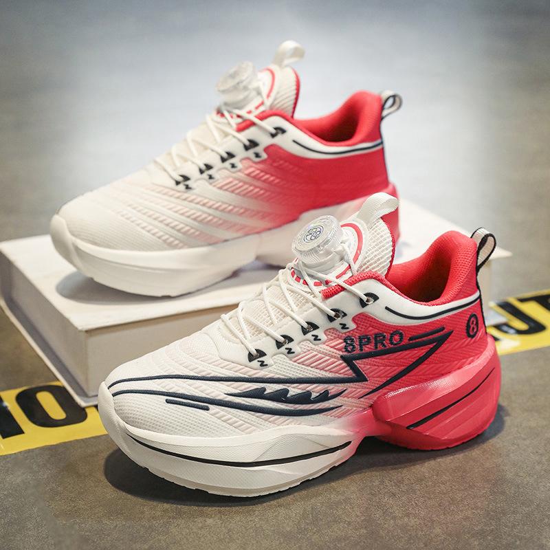 New students middle and older children's shoes running shoes mesh surface summer breathable middle and older children's and students' racing shoes