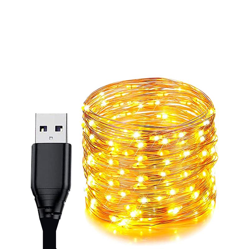 Outdoor LED Solar Tube Rope Fairy Light Waterproof Christmas Decoration String Light For Garden Fen Yard Balcony