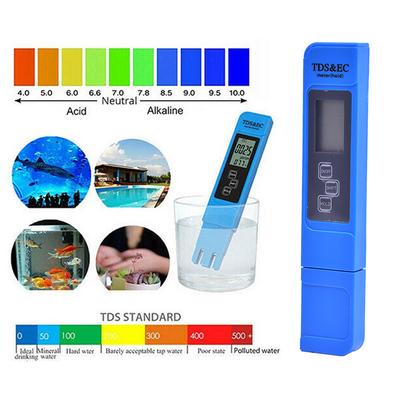 3 In1 Portable Handheld Digital Ph Meter/Lcd Tds Ec Water Purity Ppm Tester Pen