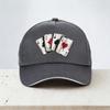 Cartoon Playing Cards Baseball Cap Design Old Playing Card Caps Fashion Unisex Adjustable Golf Snapback Hat Gorras