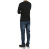 CDG Play T-Shirts Men's Black Crew Neck Moderate AX-T118-051-1