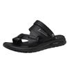 Slippers Summer New Soft Bottom Breathable Casual One-word Drag Seaside Wading Cover Toe Sandals