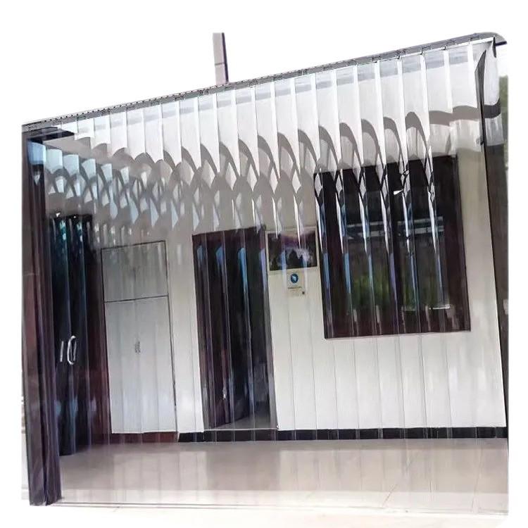PVC Transparent Magnetic Soft Door Curtain - Heat and Moisture Retention, Anti-Mosquito, Suitable for Household and Commercial Use.