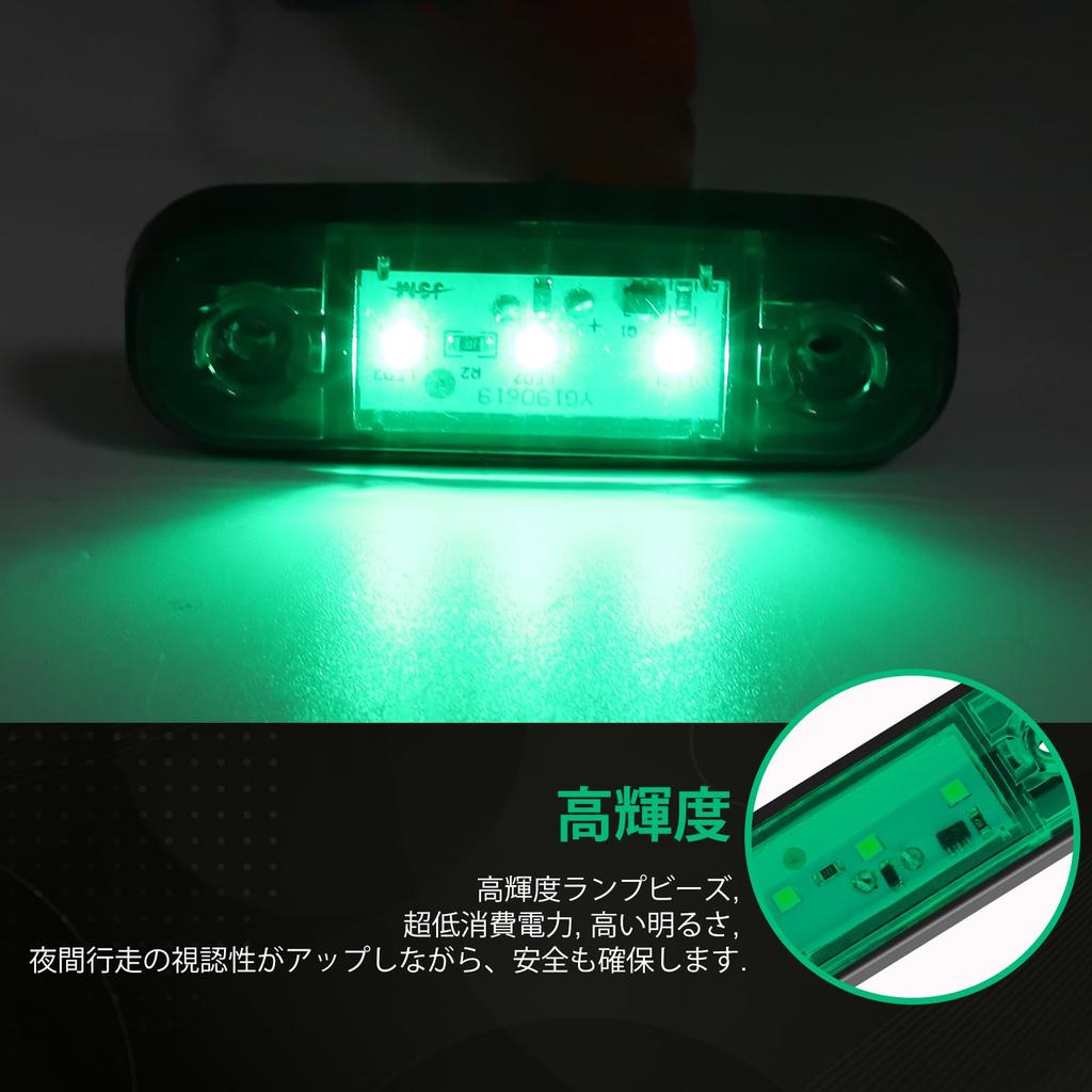 Side Marker LED, LED Side Marker Clearance Lights, Side Marker Lights, Surface Mounted Little