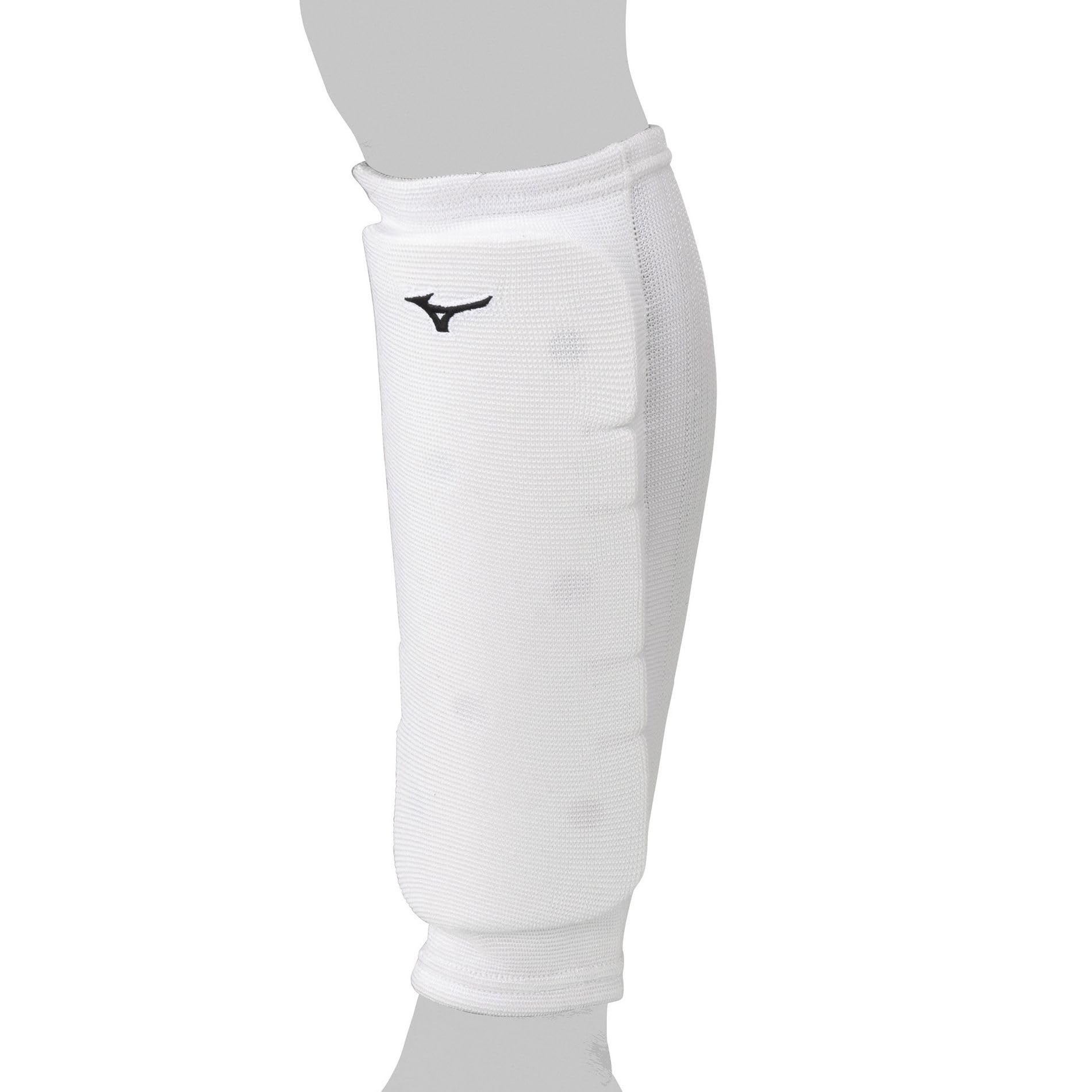 MIZUNO Karate Shin Single One Size Fits 23JHAC63 Support, Side, White, All, белый