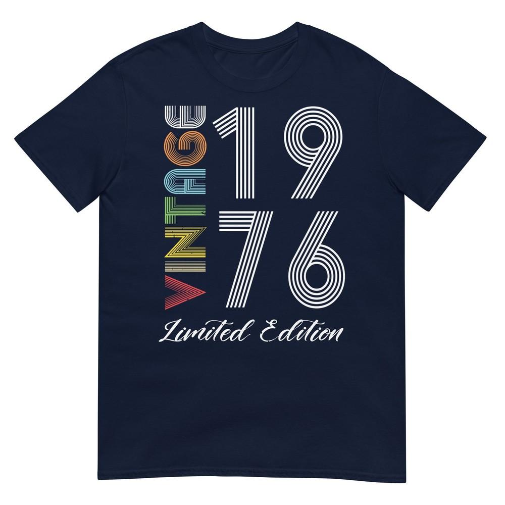 Vintage 1976 Limited Edition Retro Vintage Birthday Tshirt S