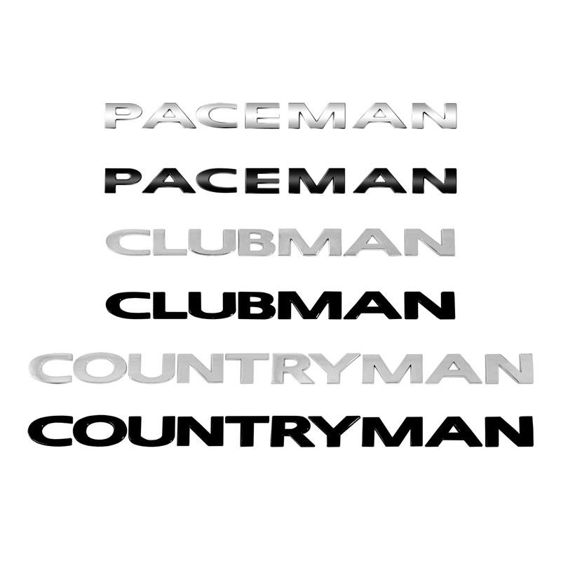 3D ABS High Quality Car Letters Emblem Rear Hood Sticker Tail Trunk Decal For Cooper Countryman Logo R55 R60 F60 CLUBMAN