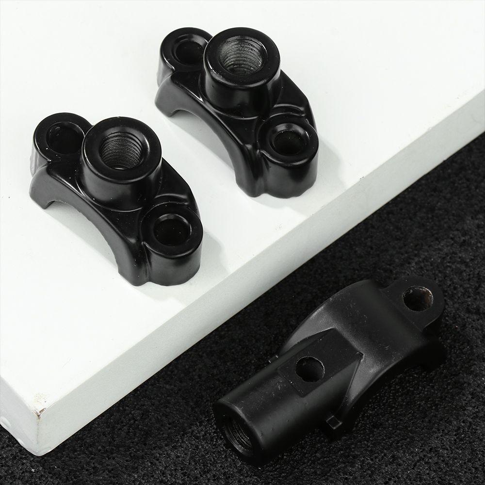 Bike ATV Quad Motorcycle Bracket Clamp Moped Dirt Pit Mirror Mount Holders For Motorbike Handlebar
