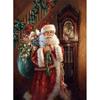 Fai da te Cartone Animato Pupazzo di Neve Pittura Diamante 5D Trapano Rotondo Completo Babbo Natale Ricamo Diamante Regalo di Natale Kit di Ricamo Regalo