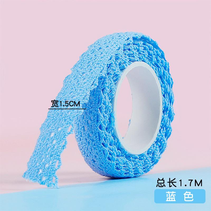 1.7m decorative lace tape — hollow, delicate lace design; ideal for scrapbooking layouts, custom lettering, gift wrapping
