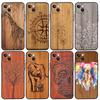 Natural Bamboo Wood Pattern Print Case For Xiaomi Redmi Note 15 Pro 10 11 12 13 14 Pro Cover For Redmi 15C 15 14C 10C 12C 13C