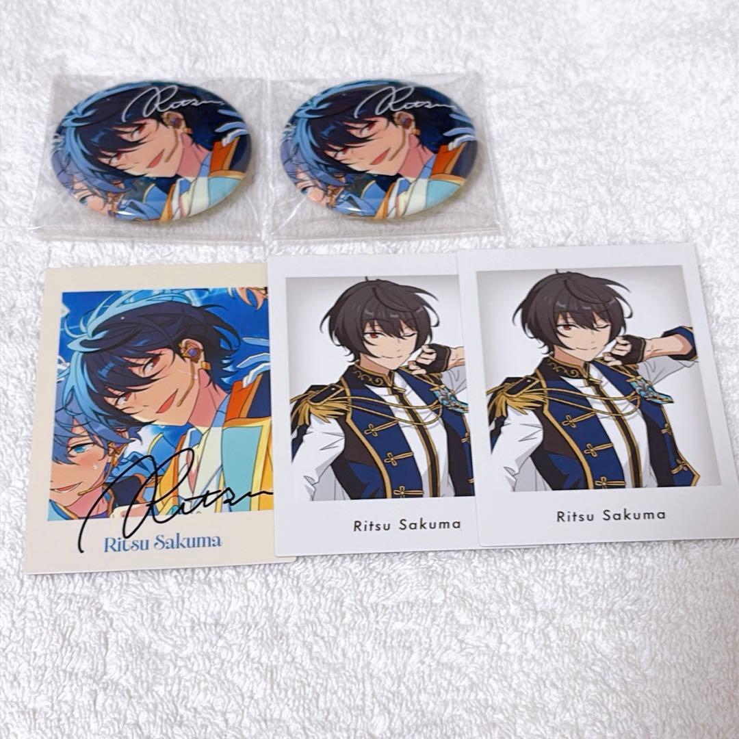 

[USED] Ensemble Stars 10th Anniversary Exhibition Photo Card Bonus: Ritsu Sakuma Can Badge