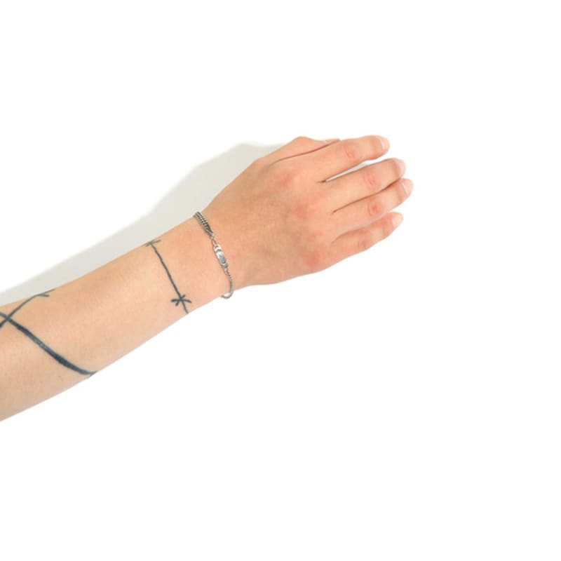 SEWNSWEN SEWN SWEN SILVER DOUBLE CURB CHAIN Bracelet