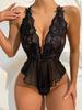Sexy Lingerie For Women Lace Erotic Underwear Babydoll Female Porno Bodysuits Open Crotch Sexy Dress Female Exotic Apparel
