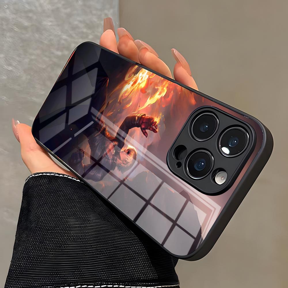 The King Of Fighters Phone Case For IPhone 17 Pro Max 16 15 14 Pro Max 13 11 X Xs Xr 8 7Plus Glass Cover