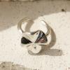 BELLOOGGI Circle wave earcuff