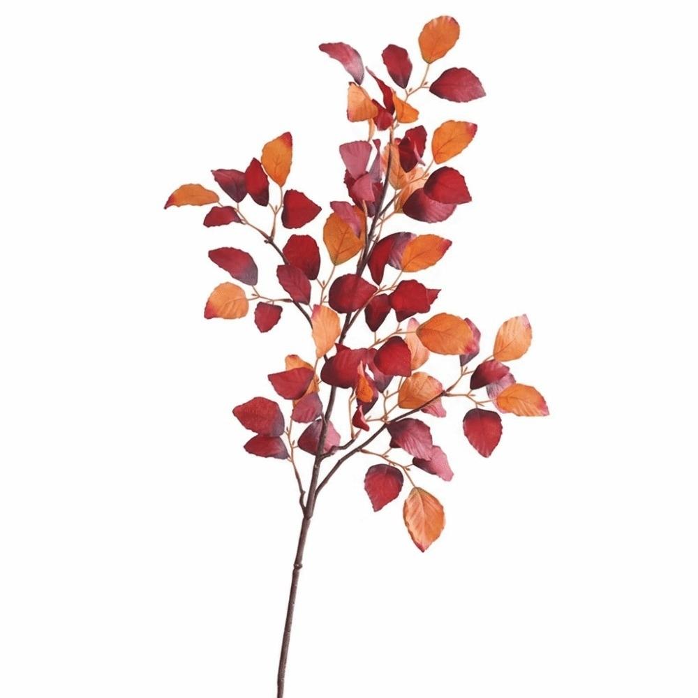 Silk Leaves Artificial Ficus Branch Foliage Arrangement Home Decor Simulated Green Plants Realistic Leaves Landscape Project