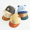 Kids' Windproof Sun Hat with 3D Cartoon Ears – Cute Duckbill Baseball Cap