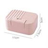 1pc Soap Box with Lid Travel Reusable Dish Holder Organizer Container Soap Case Bathroom Accessories Outdoor Soap Storage Box