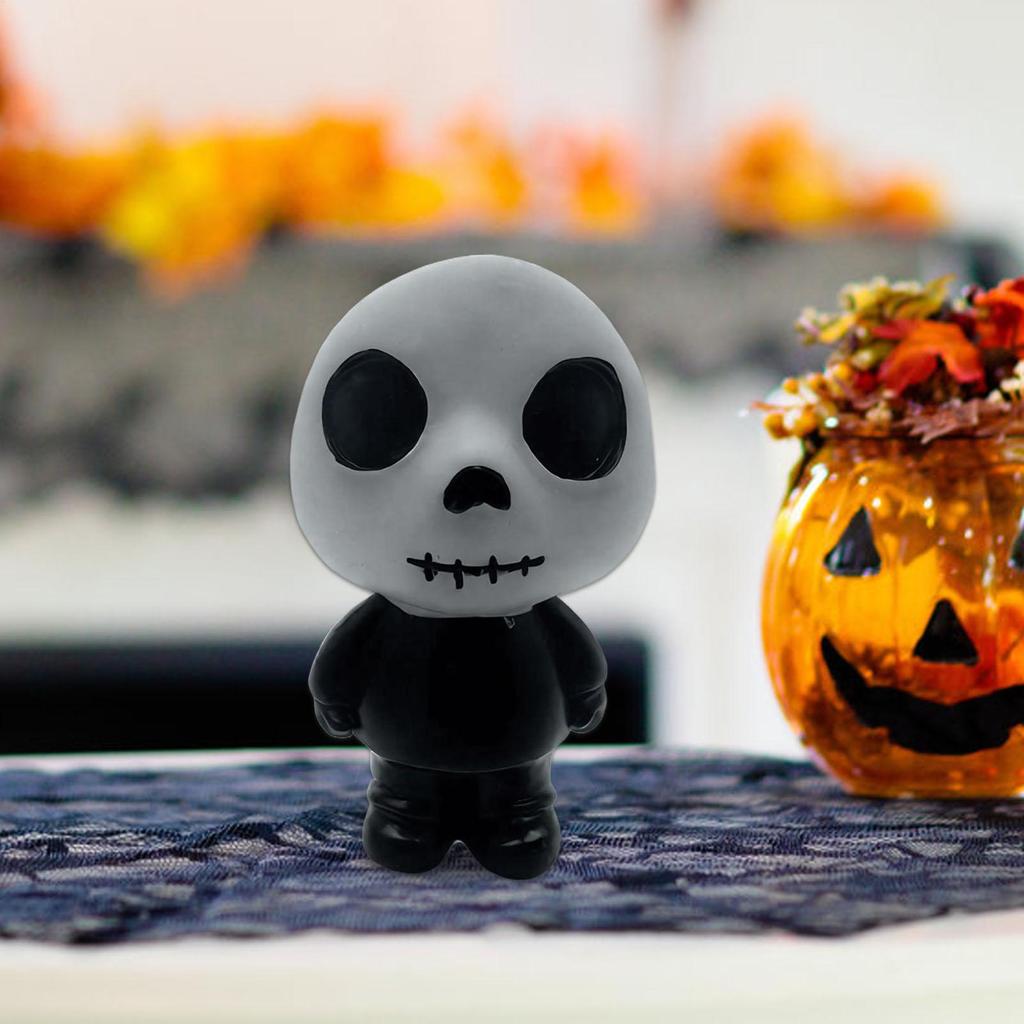 Halloween Figurines Resin Spooky Sculpture Ornaments Statue Sculpture Ornament Decoration For Holiday Party Tabletop Home Indoor