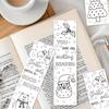 32pcs, Coloring Bookmarks, Back to School Season, Christmas, Halloween, Teacher's Day, suitable for readers and birthday gifts.