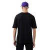 New Era NBA Los Angeles Lakers Script Mesh Tee, Mens Black T-shirt