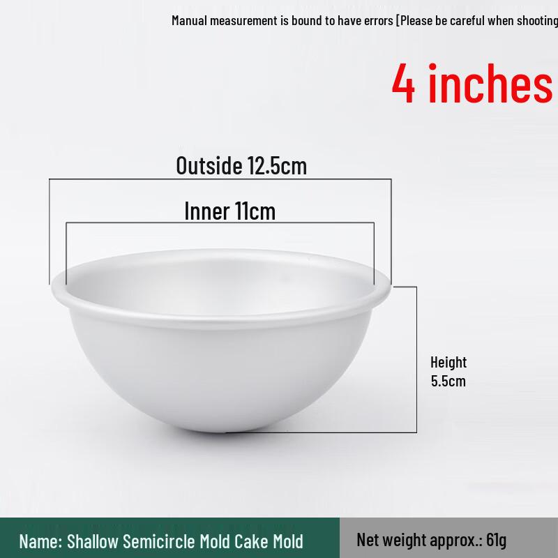 Semi-circular Baking Molds for Mochi & Cakes