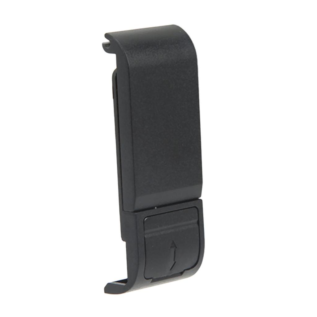 Battery Compartment Side Cover Plastic Battery Compartment Side Cover Action Camera Replacement Side Door for HERO 10 9 Black