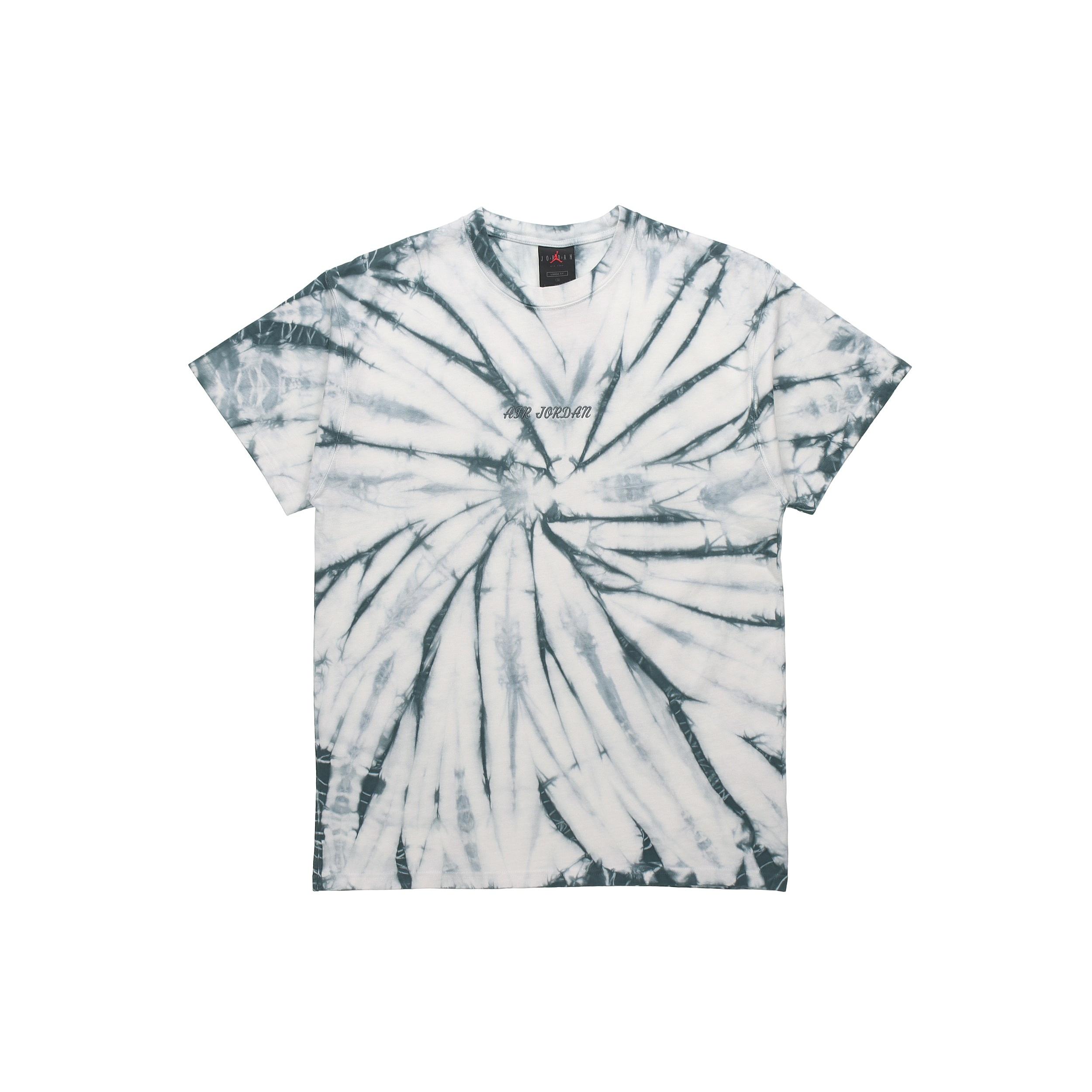 Air Jordan Tie Dye Printing Loose Knit Short Sleeve Green Men s DQ3903-101 S