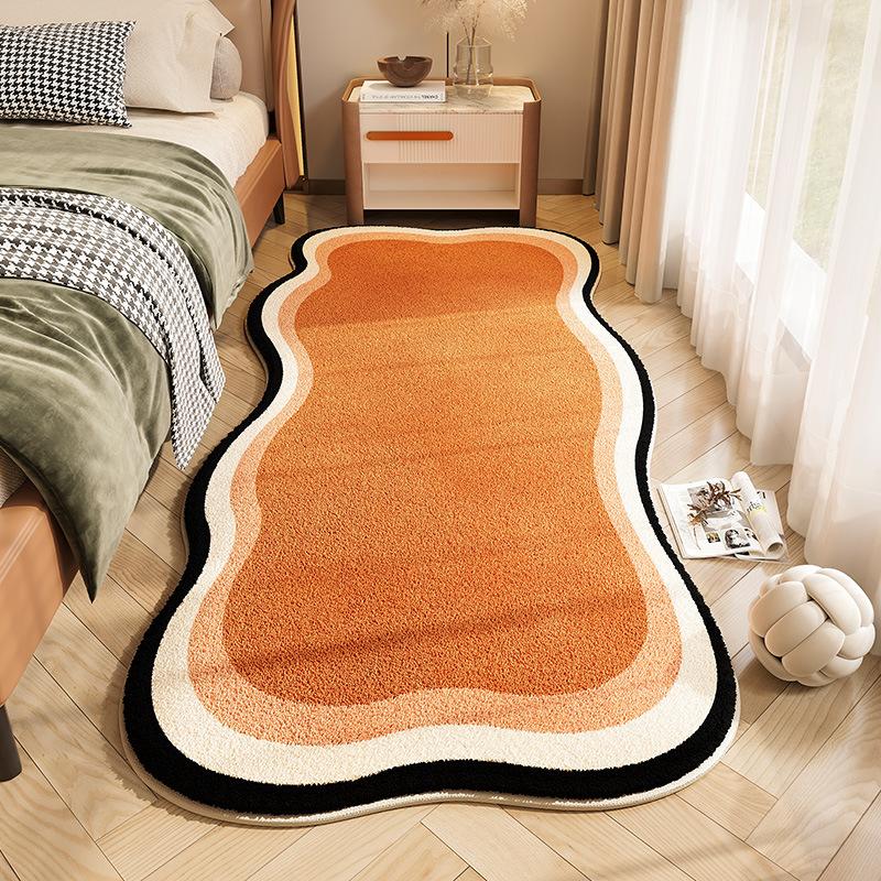 

Bedside Carpet Bedroom Bedside Carpet Winter Children s Room Dirt Resistant and Non Slip Thick Floor Mat 40*120cm
