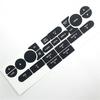 Car Replacement Radio Button Stickers For FORD MUSTANG 2005 2006 2007 2008 2009