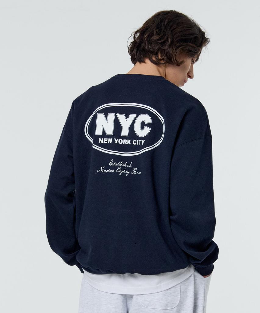 PAPERBOY Nyc Academy Sweatshirt - Navy