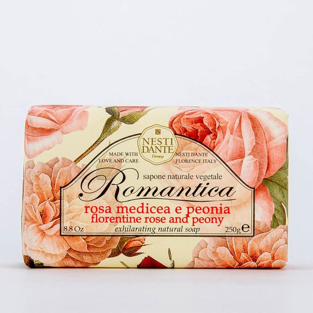 

Nestidante Italian scented soap Romantica rose/peony 250g