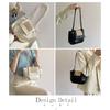 IELGY New Korean high quality solid color versatile shoulder bag