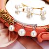 Women Fashion Alloy Pearl Beads Brooch Jewelry Accessories for Scarf Shawl Dress