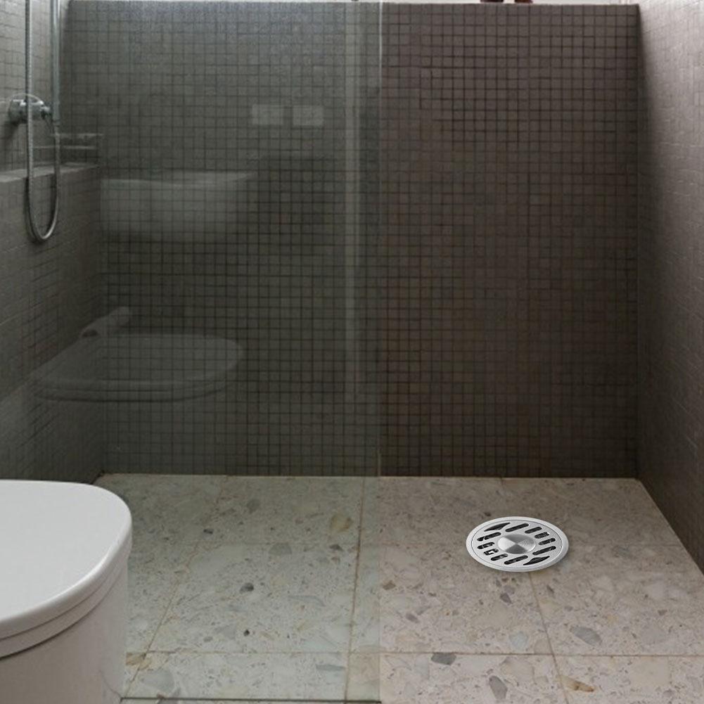 Stainless Steel Bathroom Floor Drain Waste Drainer Drainage Grate (S)