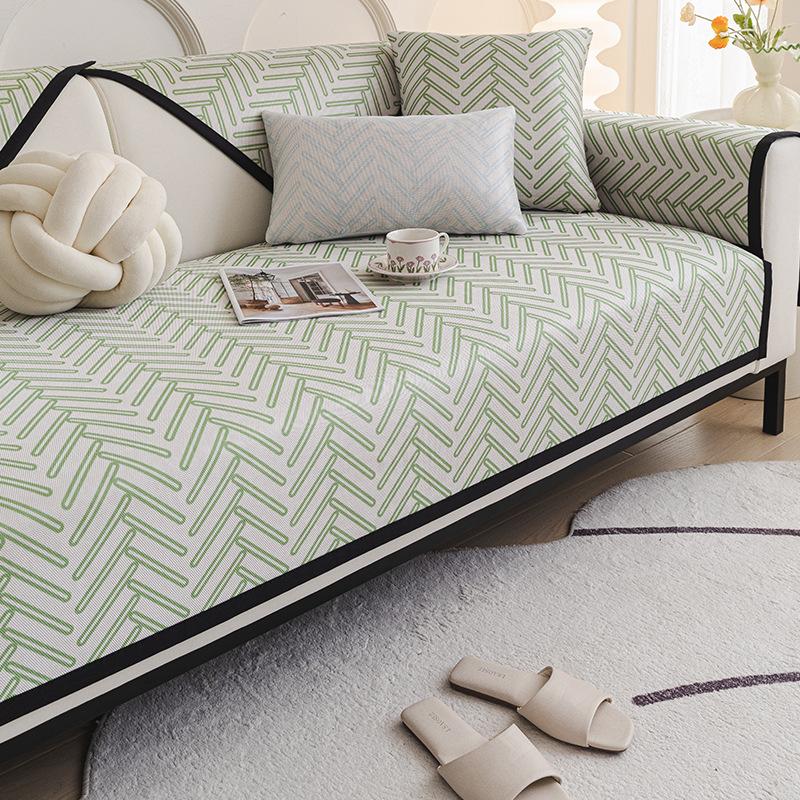 

Light Luxury High-End Summer Cool Sofa Cushion New Cool Sofa Seat Cushion One-Piece Sofa Cover 70*70cm